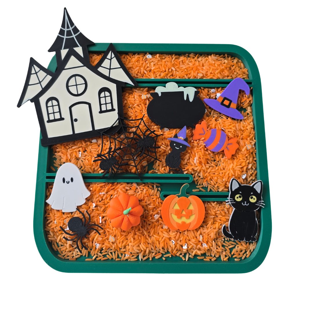 Halloween Small World Sensory Tray STL/3MF