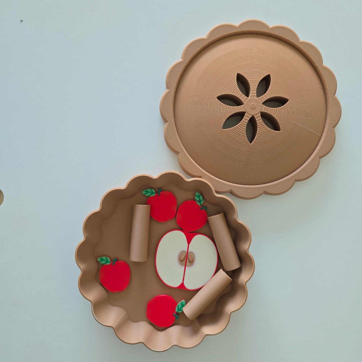 Montessori Fruit Pie Play Set | Autumn Pretend Play