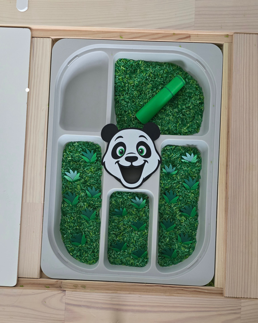 Montessori Sensory Feeder Panda | Bio-PLA | Playtessori