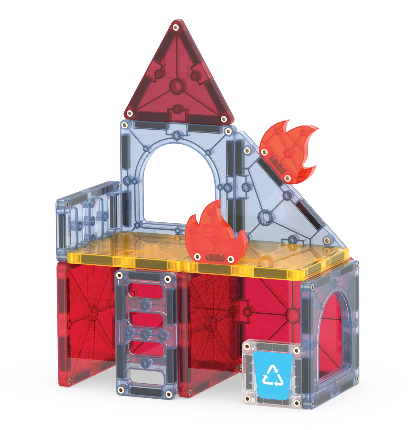 Fire Rescue 27 Piece Set | MAGNA-TILES