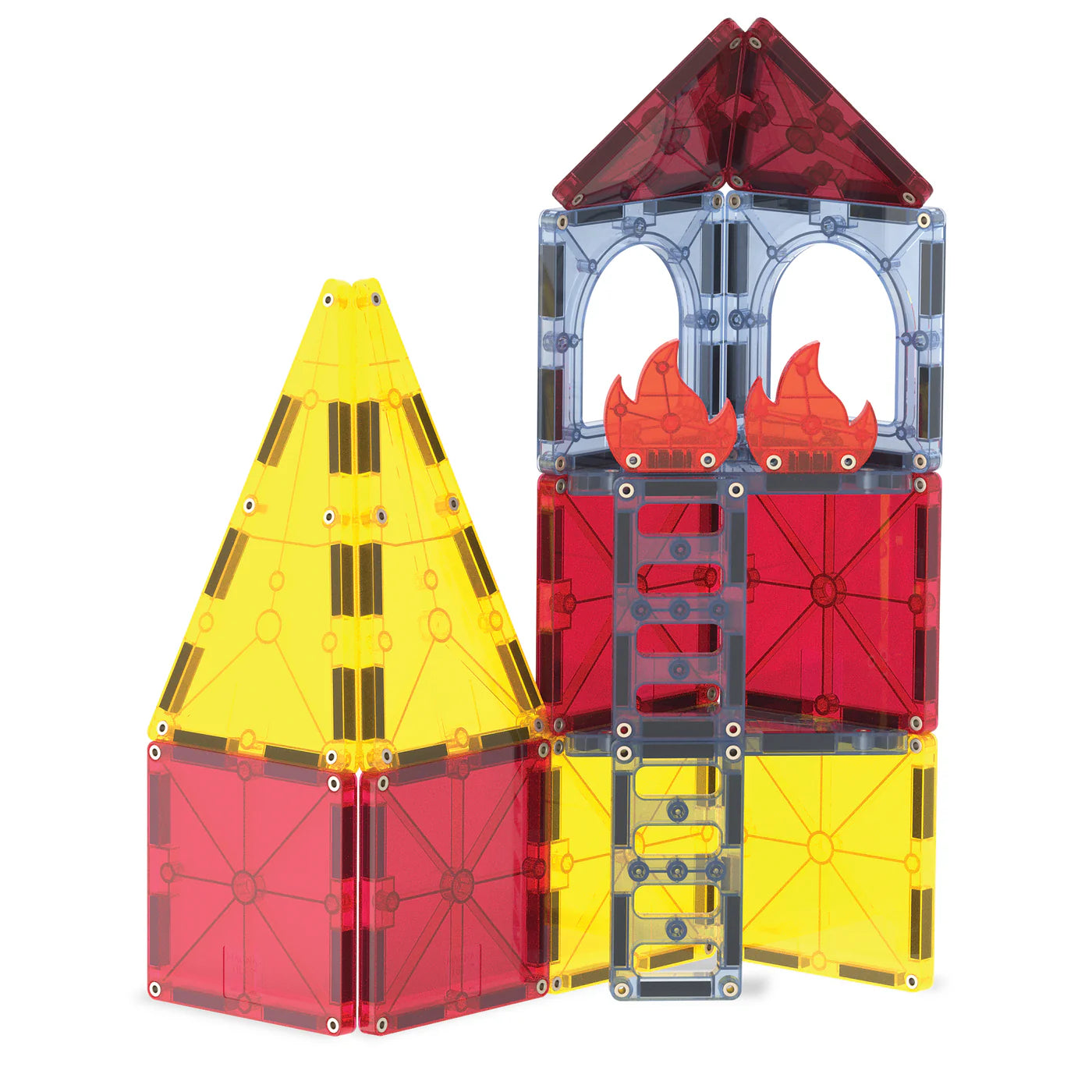 Fire Rescue 27 Piece Set | MAGNA-TILES