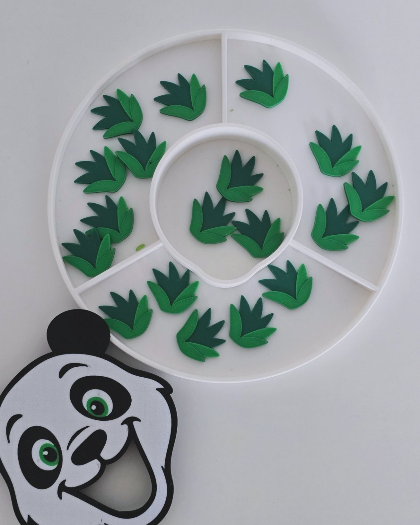 Montessori Sensory Feeder Panda | Bio-PLA | Playtessori