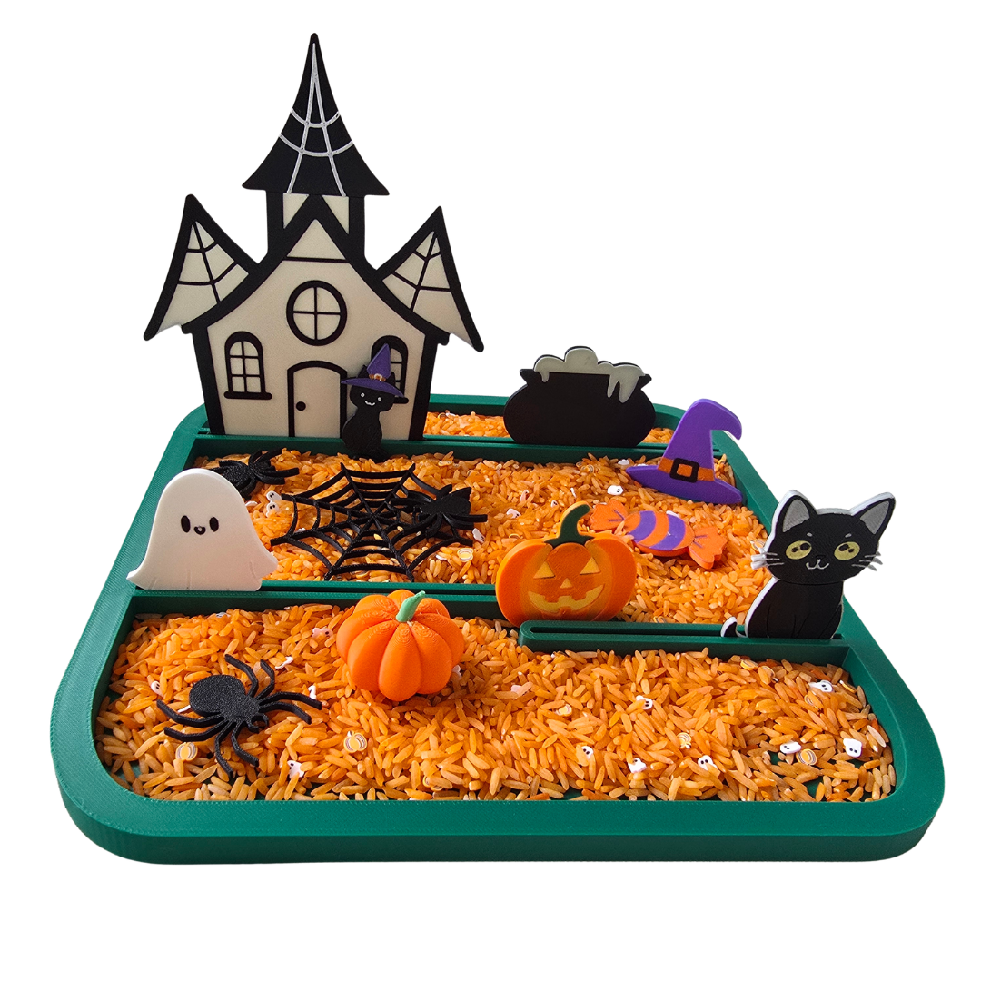 Halloween Small World Sensory Tray STL/3MF