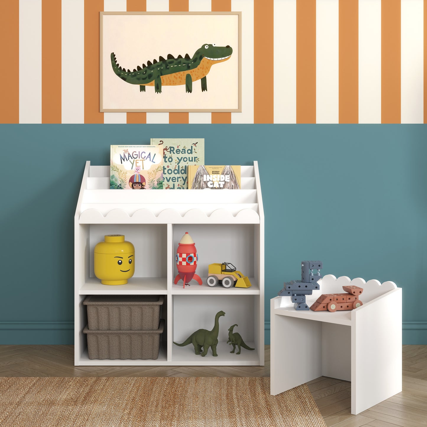 Montessori Bookshelf Book Nook
