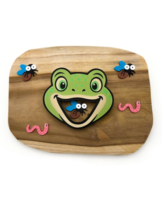 frog feeding tray sensory play with insects and worms fine motor activity for toddlers montessori toy