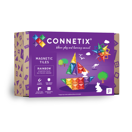 Rainbow Starter Pack 60 Piece | CONNETIX