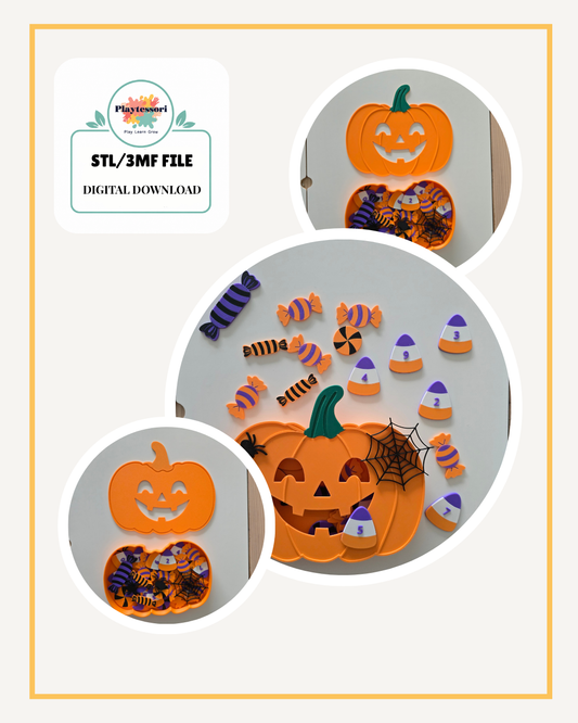 Halloween Play & Learn Tray STL/3MF