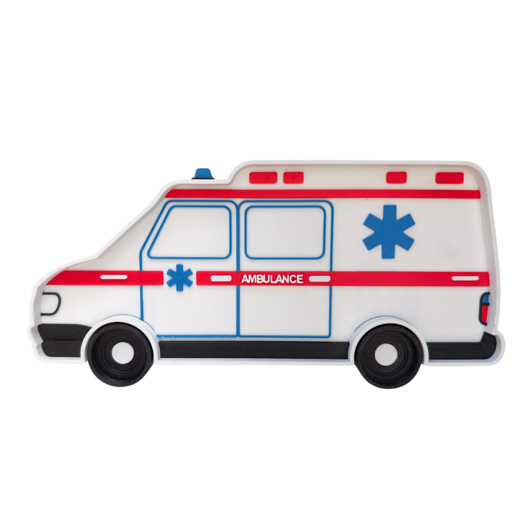 Ambulance Hospital Sensory Tray STL