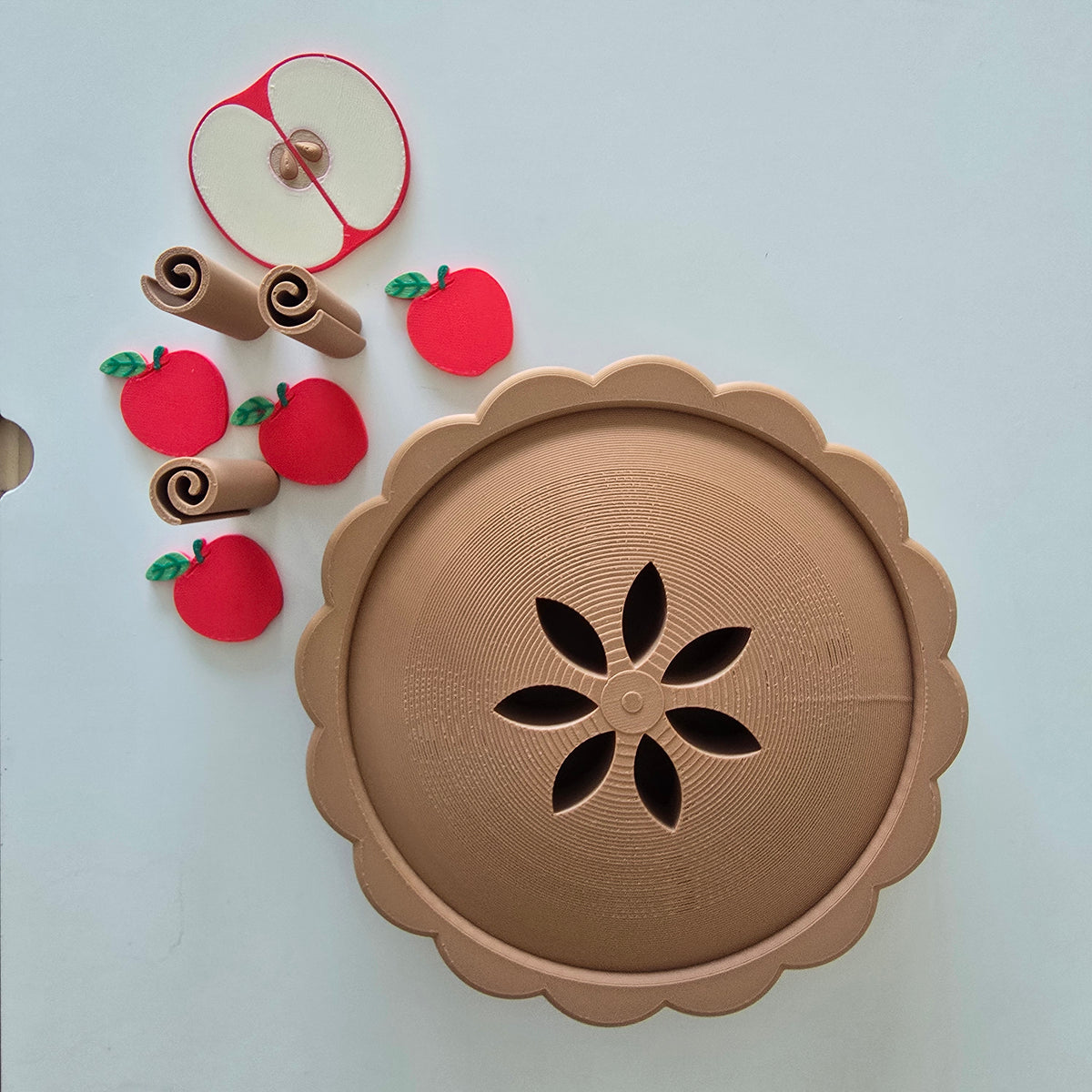 Montessori Fruit Pie Play Set | Autumn Pretend Play